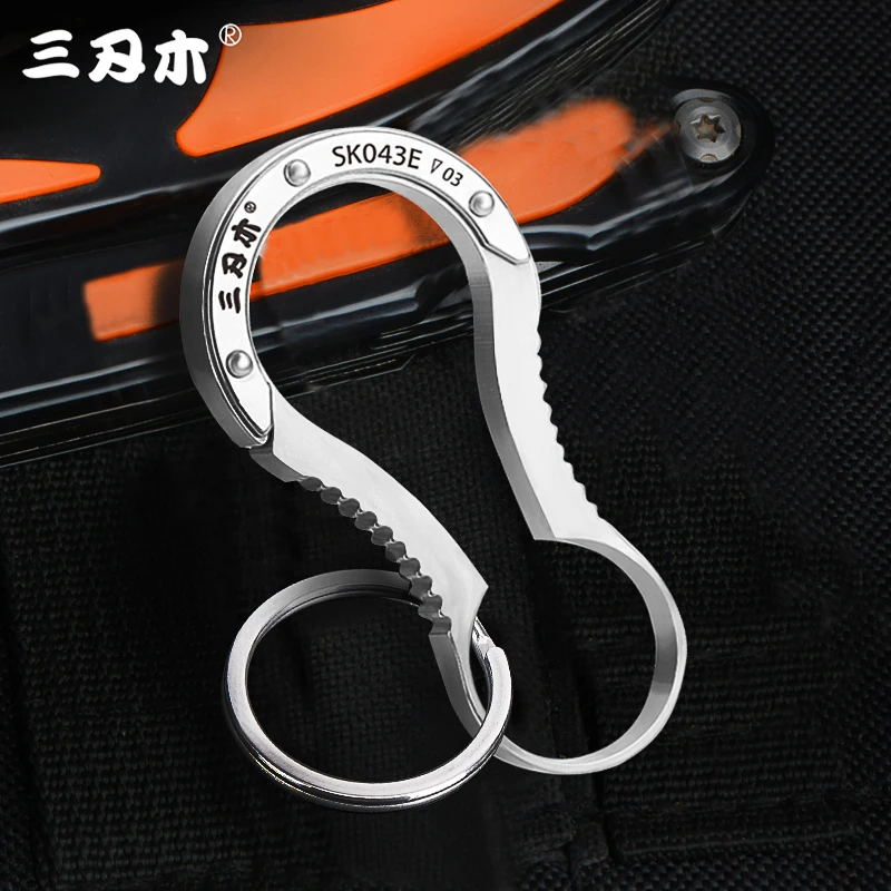 Фото Sanrenmu SK043E Stainless Steel  Keyring Key Chain  Car Keychain №2