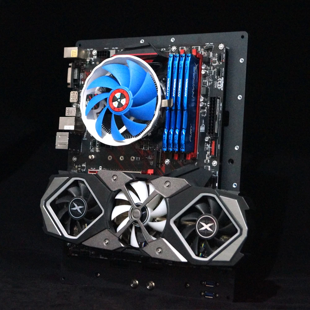 Скамейка для проверки на открытом воздухе чехол ПК Mini ITX MATX ATX рамка USB 3 0