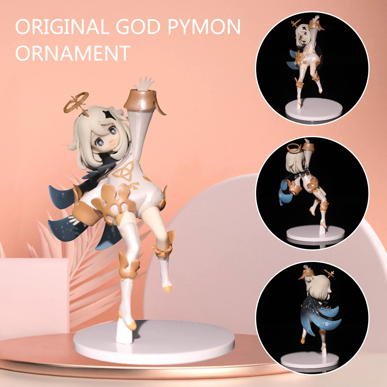 

Anime Hot Game 14cm Genshin Impact Figure Paimon PVC Action Toys Paimon Girl Statue Collection Model Doll Free shipping