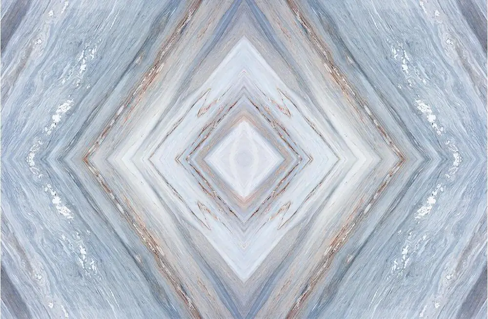 Пользовательские 3d полы мраморные виниловые обои для стен спальни гостиной