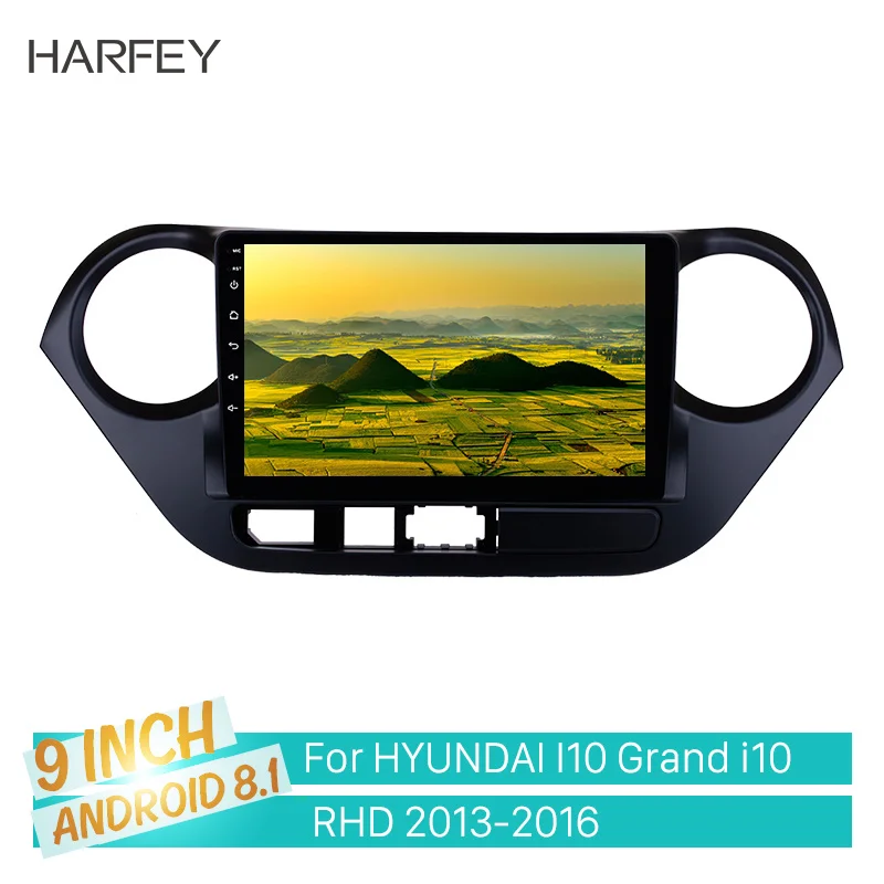 Harfey для 2013 2014 2016 HYUNDAI I10 Grand i10 RHD Android 9 1 2Din Wifi Bluetooth головное устройство GPS navCar Радио