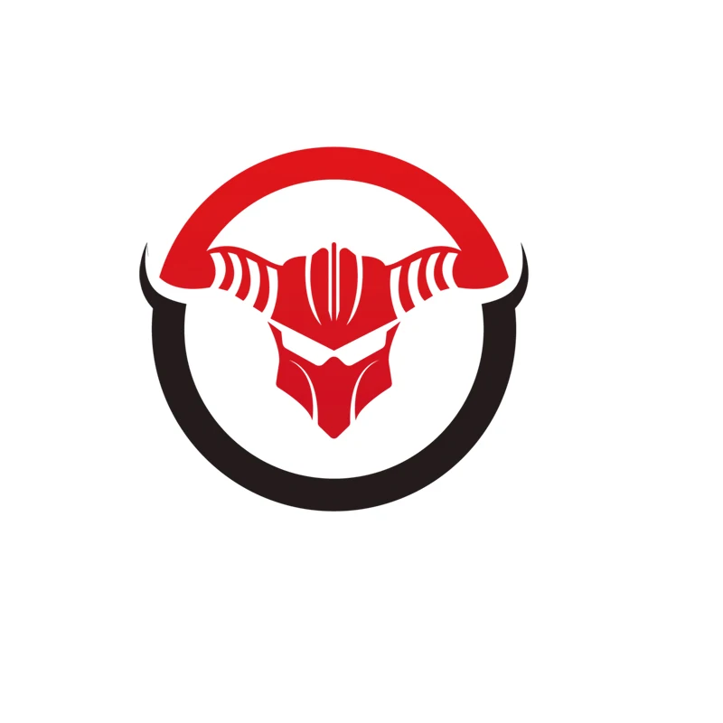 

Personality In The Hot Sale Bull Horn Warrior Silhouette Stickers for Car Road Bike PVC Stickers Decal