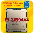 E5-2699AV4 Intel Ксеон E5-2699AV4 2,4 ГГц 22-ядер 44 м Смарт Кэш Процессор процессор LGA2011-3 для x99 материнская плата
