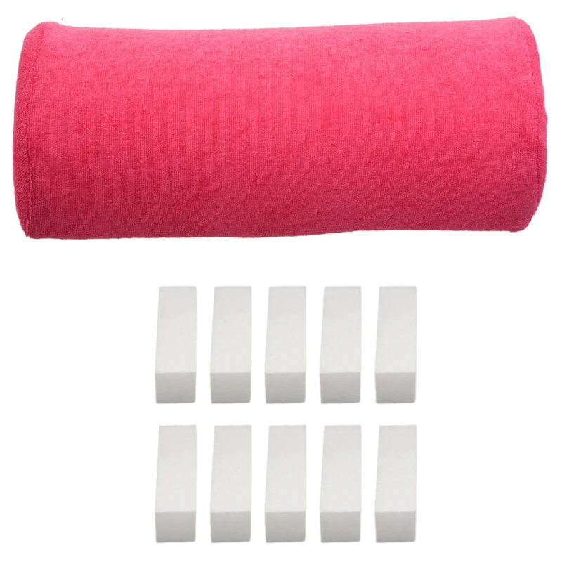 1 Подушка для ногтевого дизайна подушка салона маникюра и ухода мягкая 10 белых