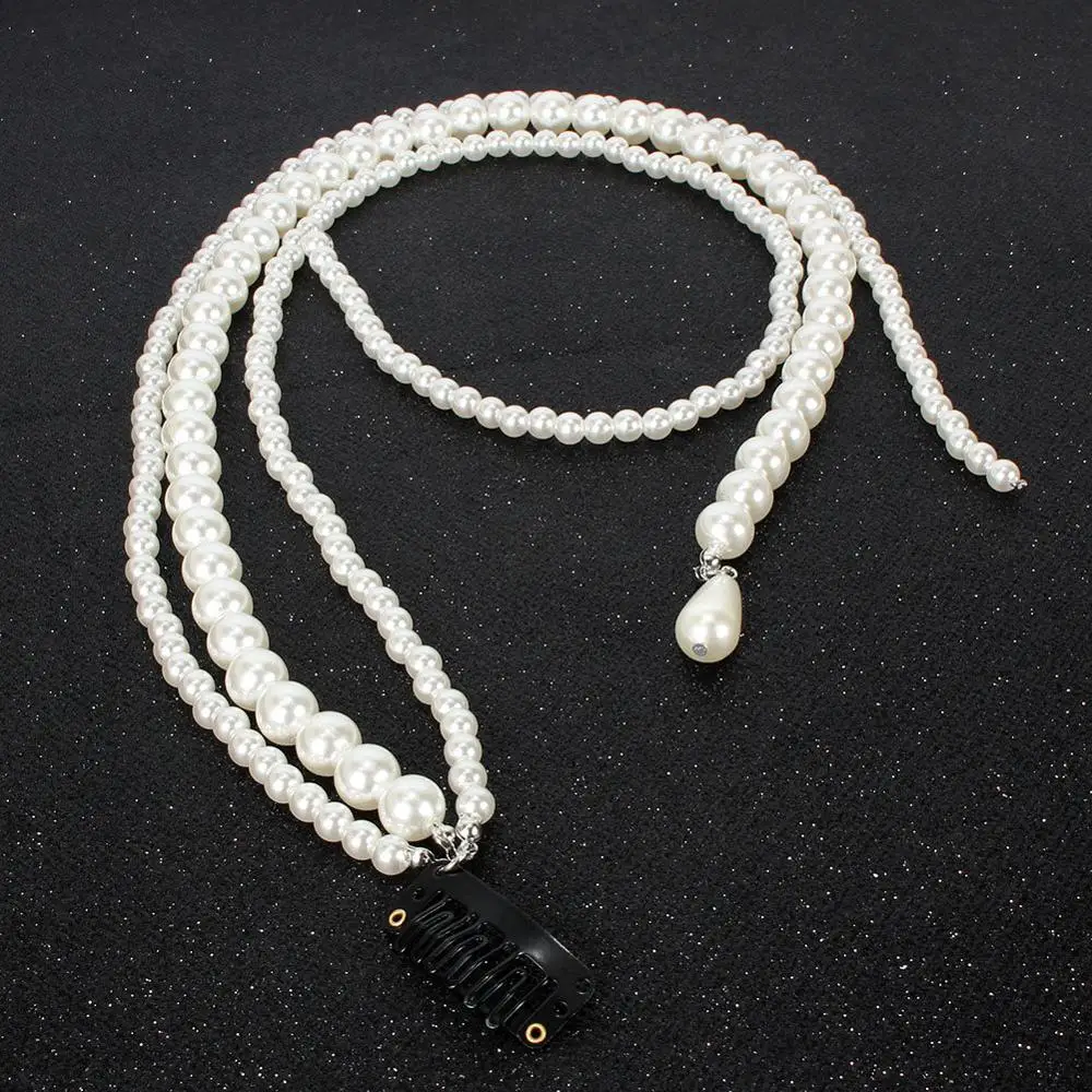 Модные Элегантные Заколки для наращивания волос искусственный жемчуг