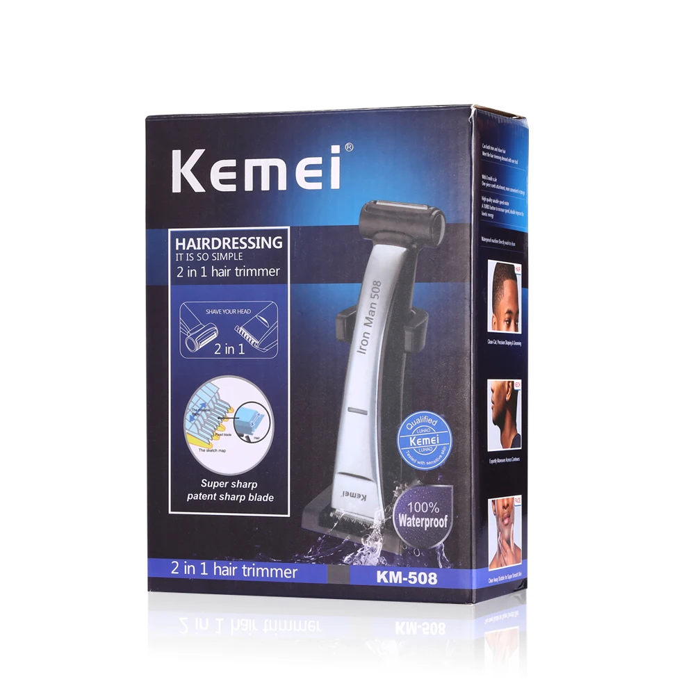 

Kemei Professional Hair Clipper Trimmer Cordless Dual Use Trimmer Hair Clipper Adjustable Rechargeable Hair Electric Shaver
