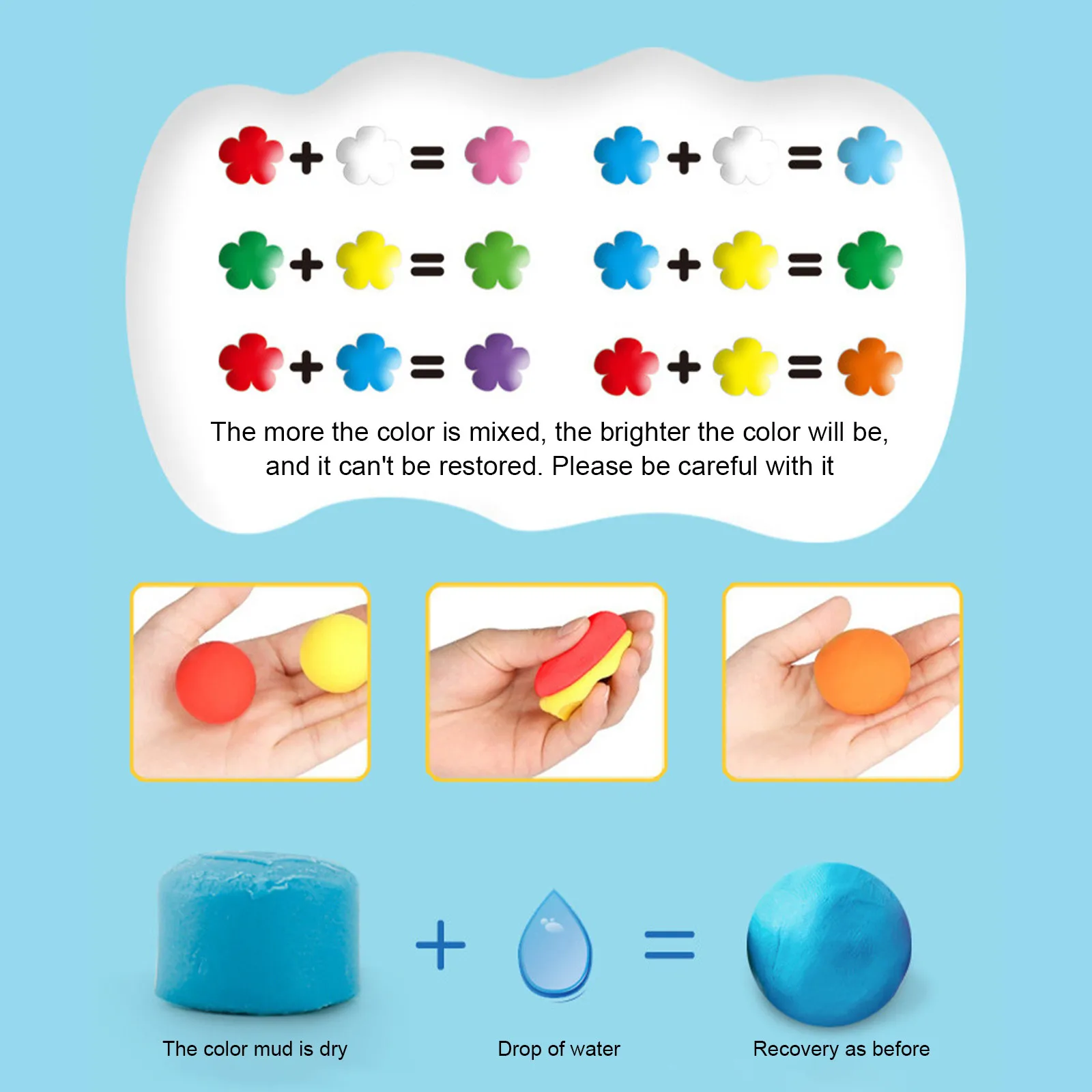 

Slime Ocean Animal Soft Magic Plasticine Craft Early Education Diy Colored With Tool montessori Parent-child interaction