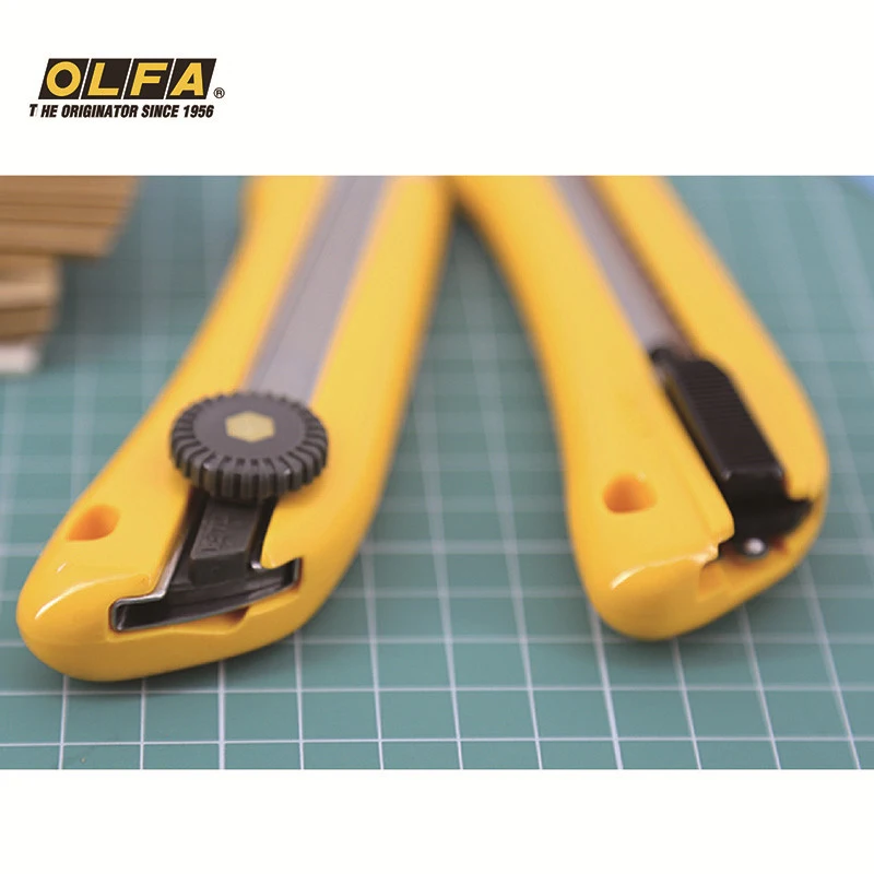 

OLFA original Japanese heavy duty automatic locking cutting 165B utility knife 18mm multi-purpose household BN-AL