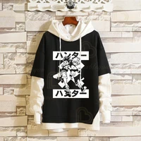 sweatshirts cosplay costume hoodies classic unisex anime hoodie clothing fake hip hop two piece hooded hoody