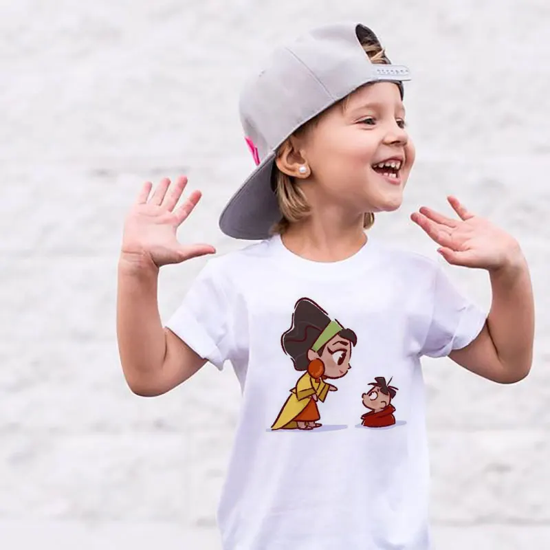 

Детская футболка с коротким рукавом и круглым вырезом, с принтом