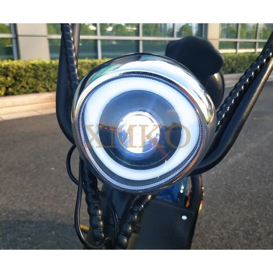 Светодиодный головной светильник CItycoco жидкокристаллический инструмент с Bluetooth 60