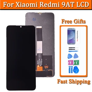 6 53 inches screen for xiaomi redmi 9at lcd m2006 m2006c3lvg display touch digital sensor panel assembly replacement phone part free global shipping