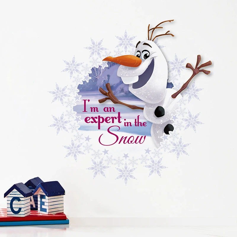Мультяшные диснеевские Холодное сердце 2 Олаф Эльза Анна настенные наклейки для