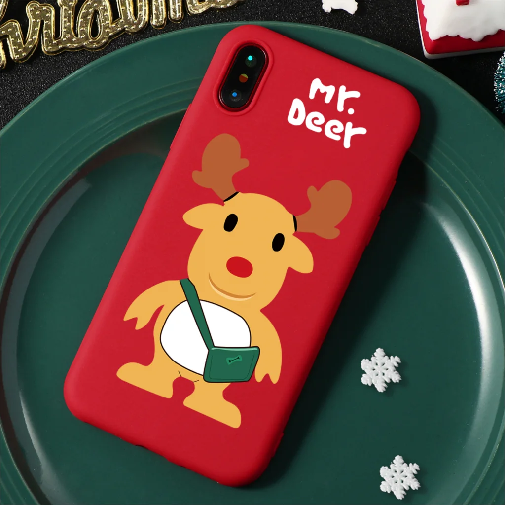 Роскошный силиконовый чехол для iPhone 11 Pro XS Max X XR из ТПУ с изображением рождественской елки чехол для iPhone 7 8 6 6S Plus 5 5S SE