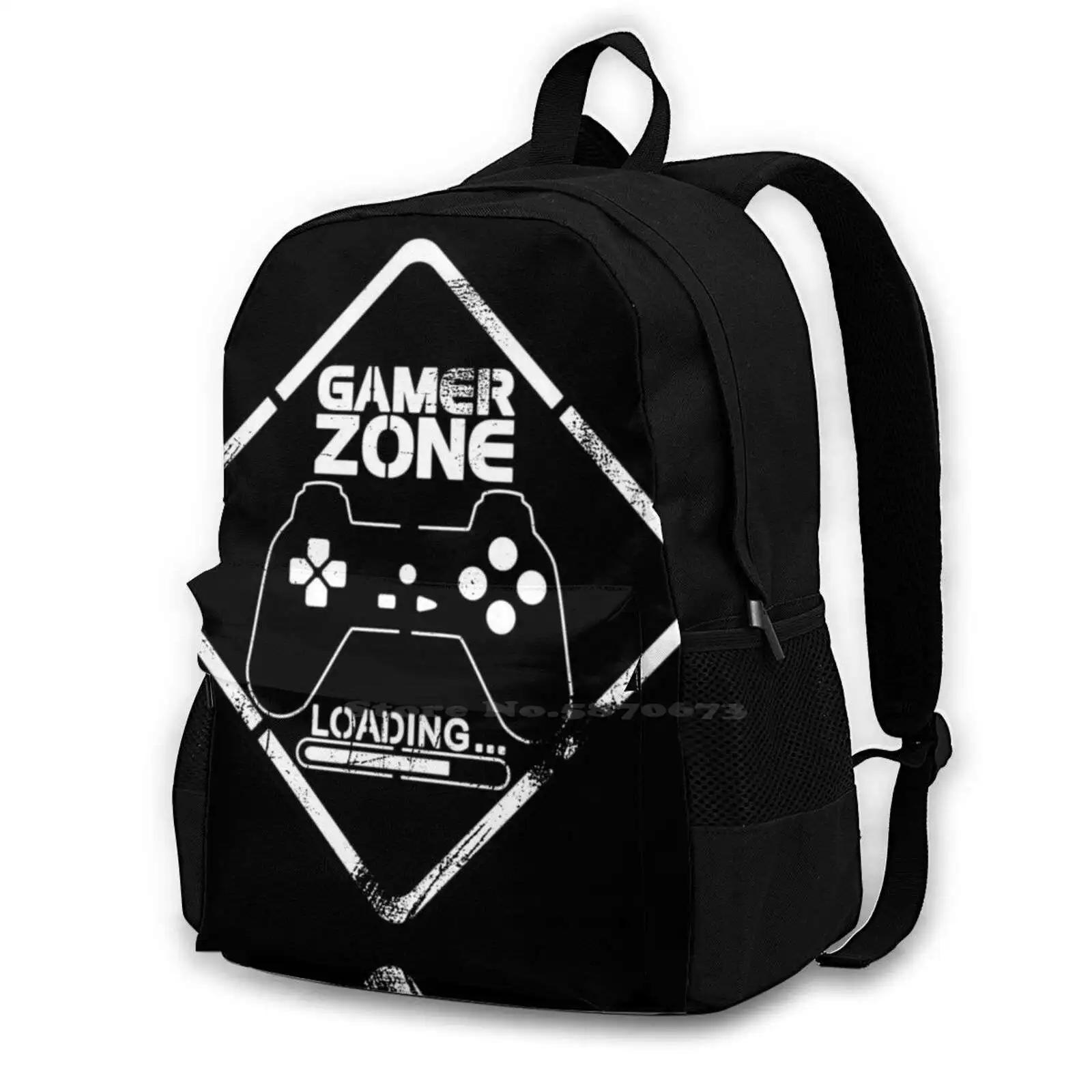 

Game Zone Backpacks For Men Women Teenagers Girls Bags Gamer Life Gamer Games Nerd Meme Funny Parody Humor Slogan Logo