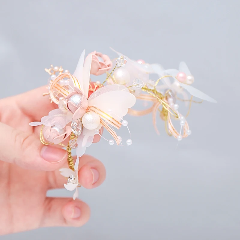 2 шт. цветок на запястье для подружки невесты группа из Мори простые свадебные