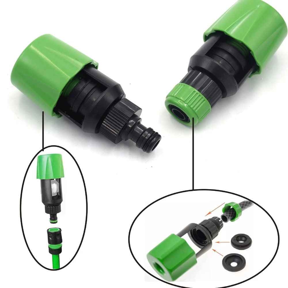 Универсальный нажмите чтобы садовый шланг трубы разъем смеситель кухонный кран