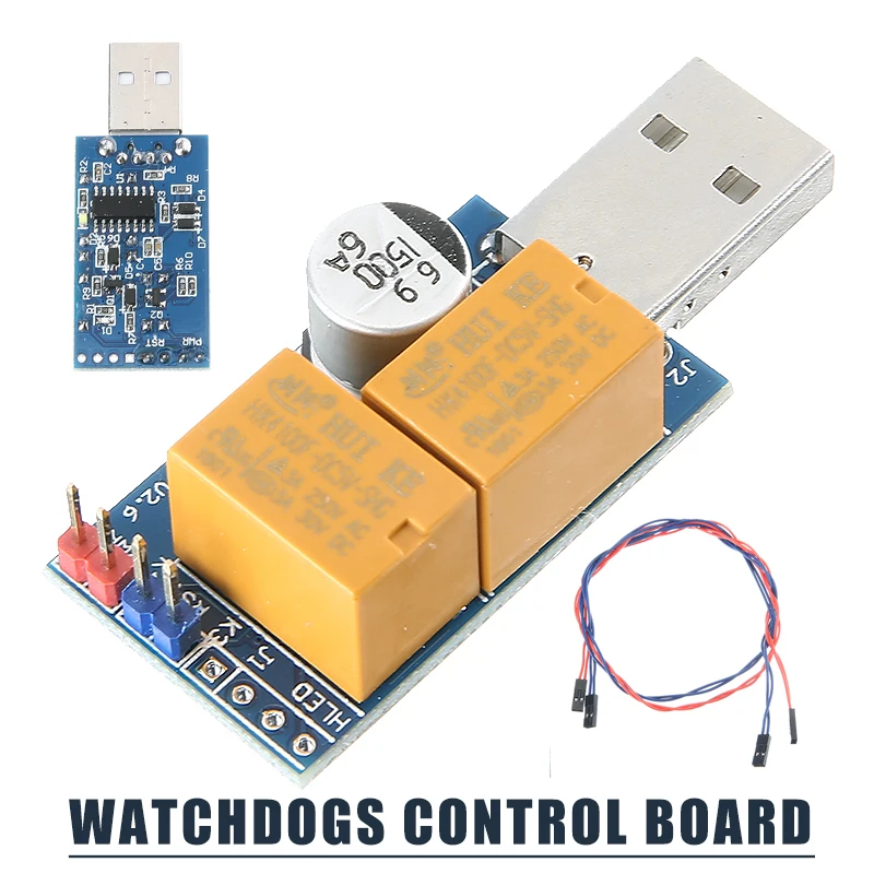 POHIKS 1pc Watchdog Computer Automatic Restart Game Server Anti Crash Cable For Windows X86/X64 System | Компьютеры и офис