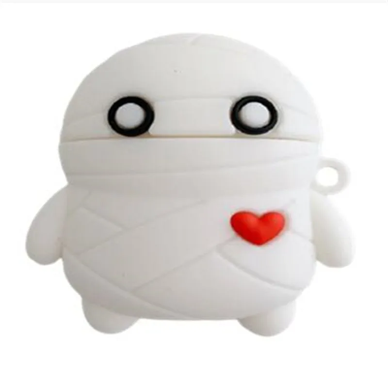 

2021 Fashion Creative Mummy Lovers Silicone Case For Apple's Bluetooth Headset Airpods Pro Protective Case Cute Gift