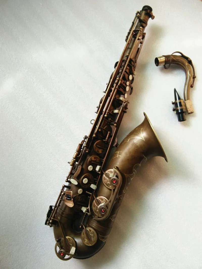 Новый высококачественный тенор-саксофон античная медь B-flat Ретро Бронзовый