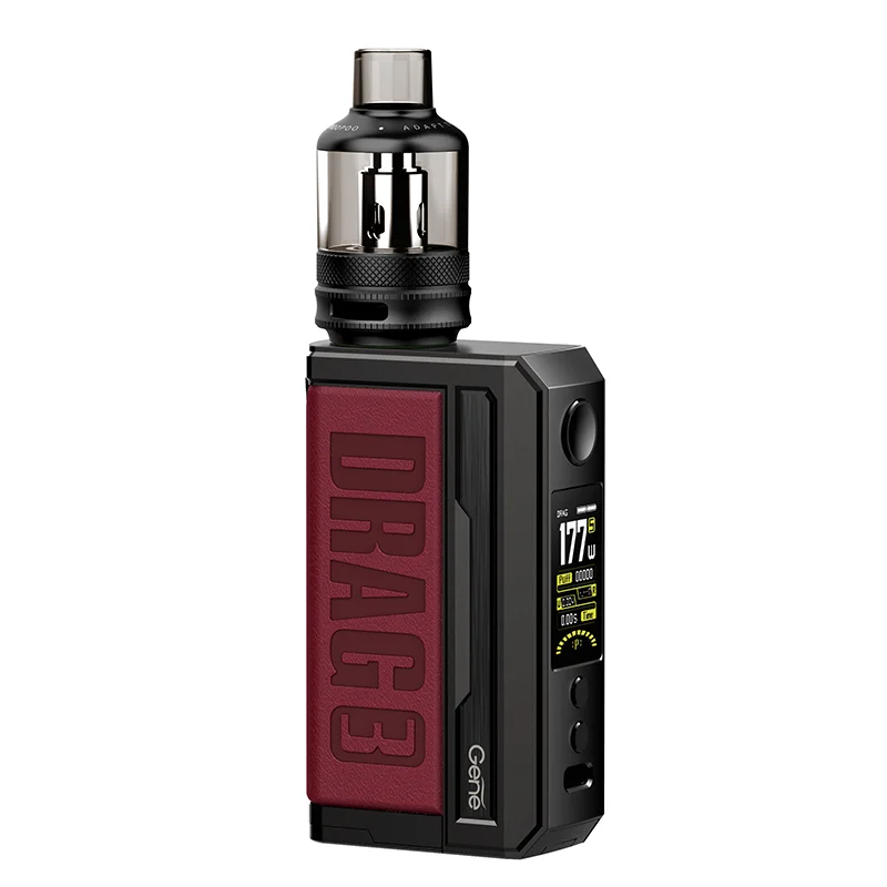 Оригинальный комплект Voopoo DRAG 3 177 Вт бокс-мод 5 мл TPP Pod картридж вейп DM1 DM2 катушка