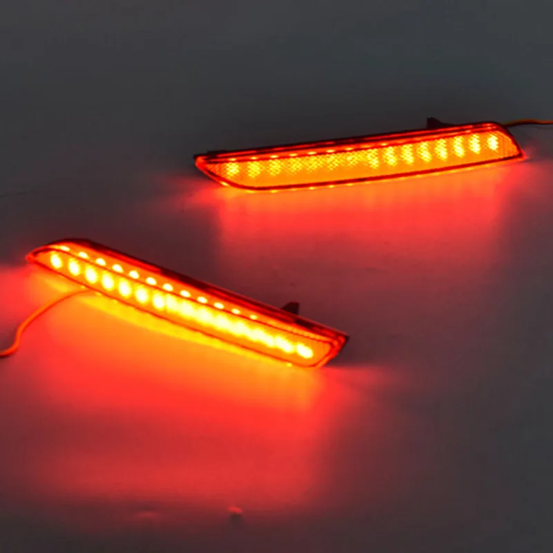 Светодиодный задний фонарь красный бампер отражатель светильник Лампа Стоп