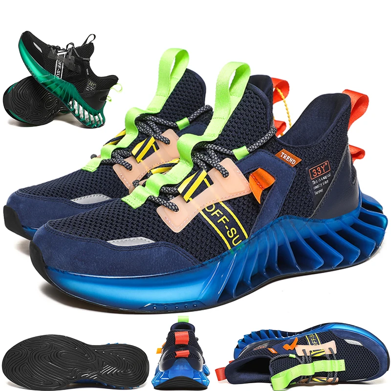 

2020 new blade shoes student basketball shoes casual running shoes couple outdoor sports luminous shoes 39-47 size