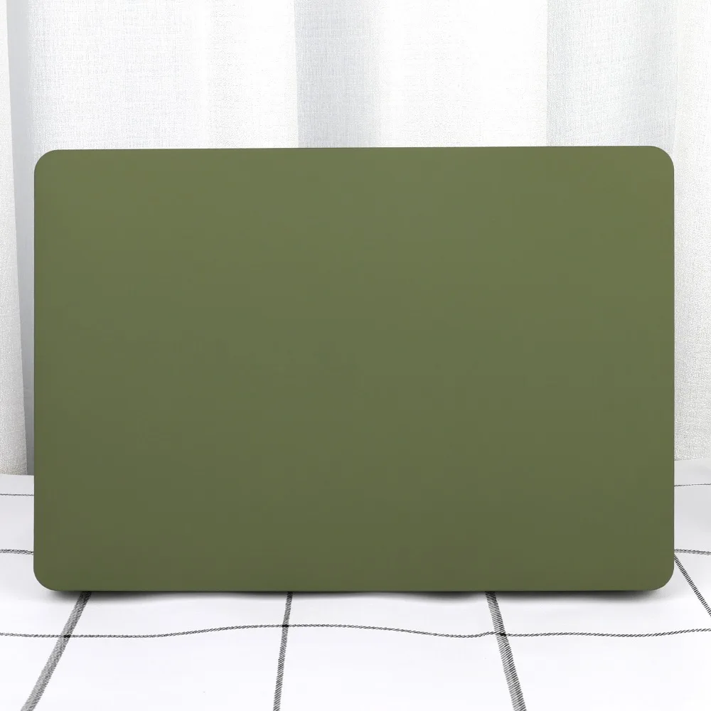 Ультратонкий Прозрачный/матовый чехол для Apple MacBook Touch ID Air 13 A1932 New Pro 15 Bar Cover A2159 A1990