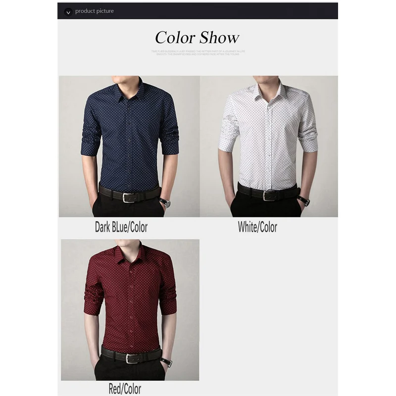 TFETTERS Брендовые повседневные мужские рубашки с длинным рукавом Модная белая