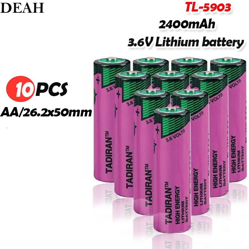 10 шт. TL 5903 ER14500 14505 3 6 V 2400mAh AA литиевая батарея PLC 14500 TL5903T SL 360 для первичной батареи с