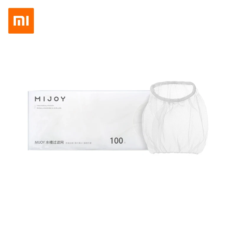 100 шт. Xiaomi кухонные приспособления фильтр для раковины фильтрация мусора ванной