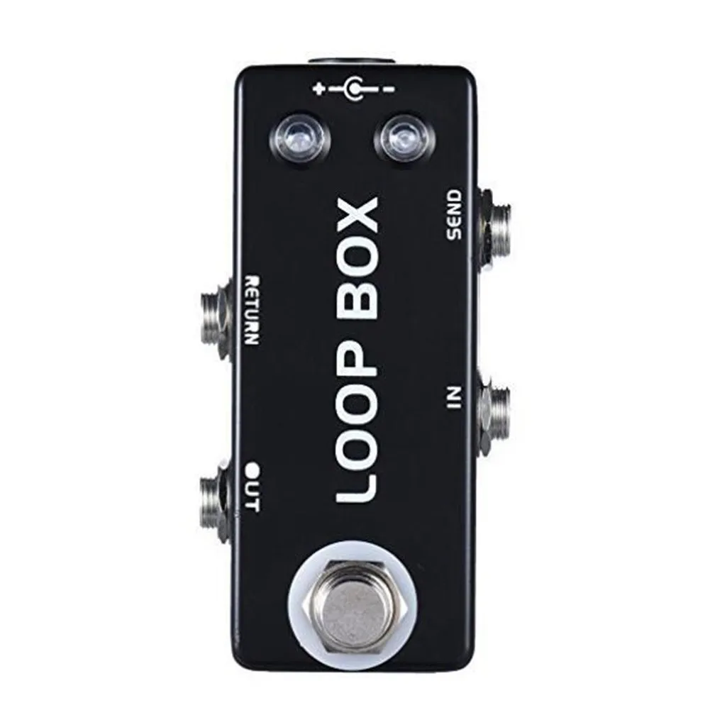 

MOSKY 9V Boss Loop Box Mini Guitar Switch/ Effect Pedal True Bypass Looper Route Selection True-Bypass Guitars Basses Parts Gear