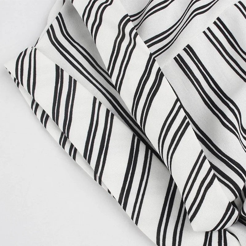 

Summer Casual Loose Shirt Simple Striped Blouses Women 2021 Spring New Short Sleeve Blouse Tops for Women
