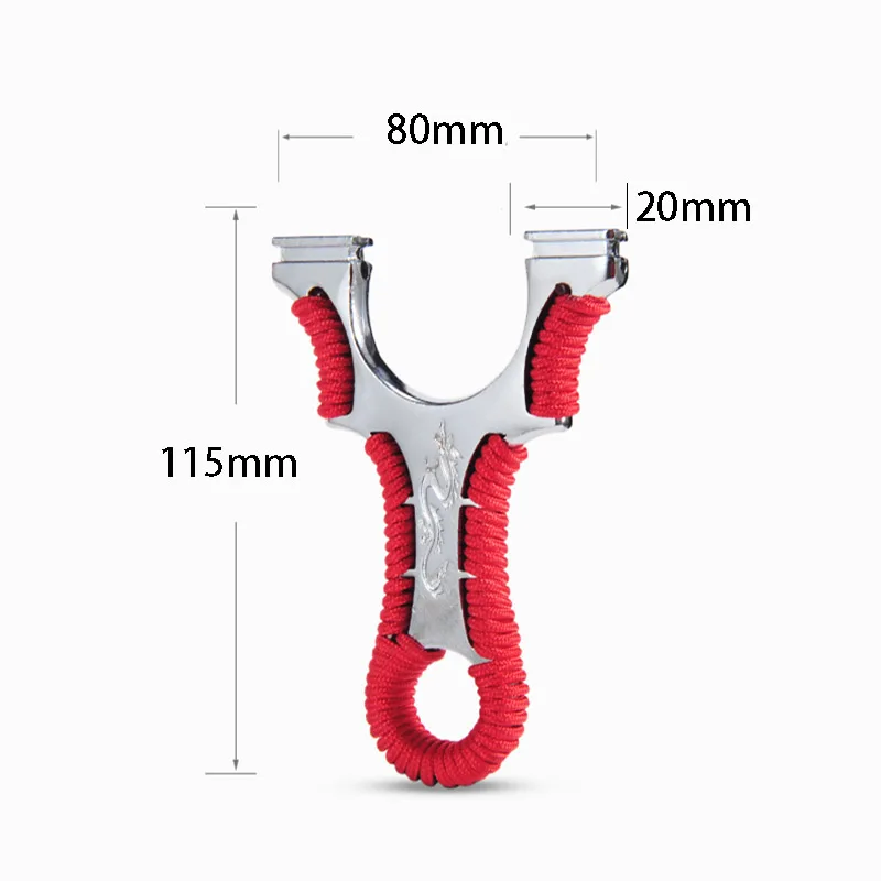 Рогатка из сплава высокопрочная плоская резиновая лента для охоты и стрельбы|Лук