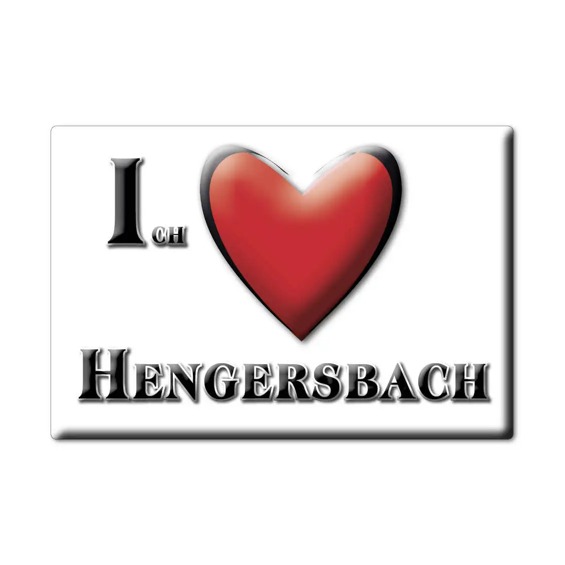 HENGERSBACH магнит lodeston BAYERN (BY) Германия на холодильник сувенир я люблю подарок | Дом и