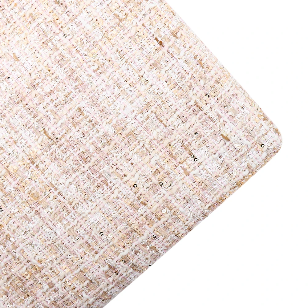 810 gold 45CM*150CM Wool&Cashmere Weave Fancy Suiting Tweed Wool Fabric For Women Coat Overcoat Autumn&Winter New Cloth For DIY Sewing - Цвет: 810 gold