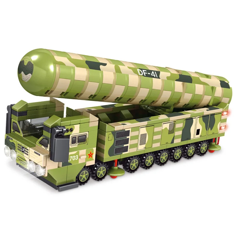 

12-In-1 Single Two-Change Military Building Block Compatible With Children's Enlightenment Puzzle Assembled Plastic Toys