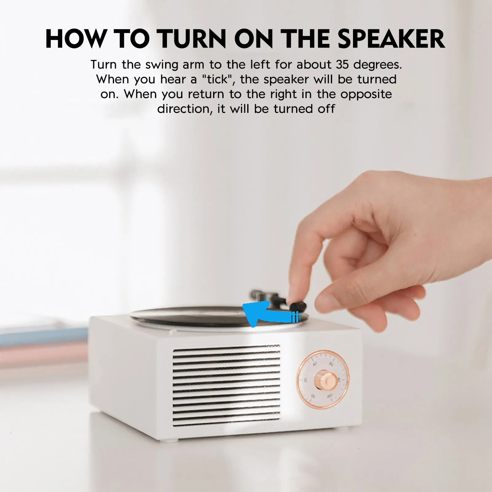 Виниловый проигрыватель в стиле ретро с поддержкой Bluetooth 5 0|Портативные колонки| |