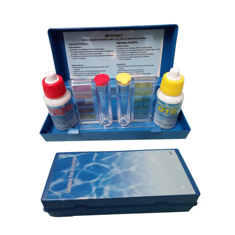 PH Chlorine Water Quality Test Kit Swimming Pool Hydroponics Aquarium Tester Set JS23 | Дом и сад