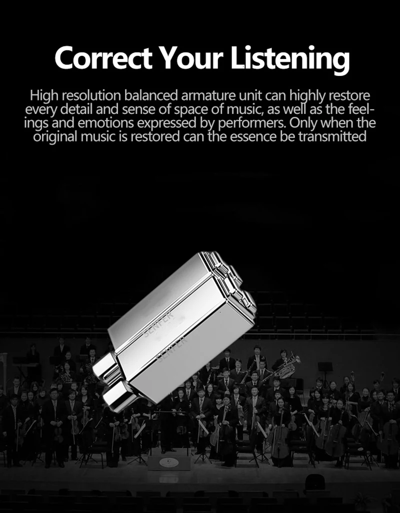 SENFER DT6 Pro в ухо наушник 1DD+ 2BA Динамический драйвер блок HIFI наушник с MMCX съемный Отсоединяемый кабель металлический наушник
