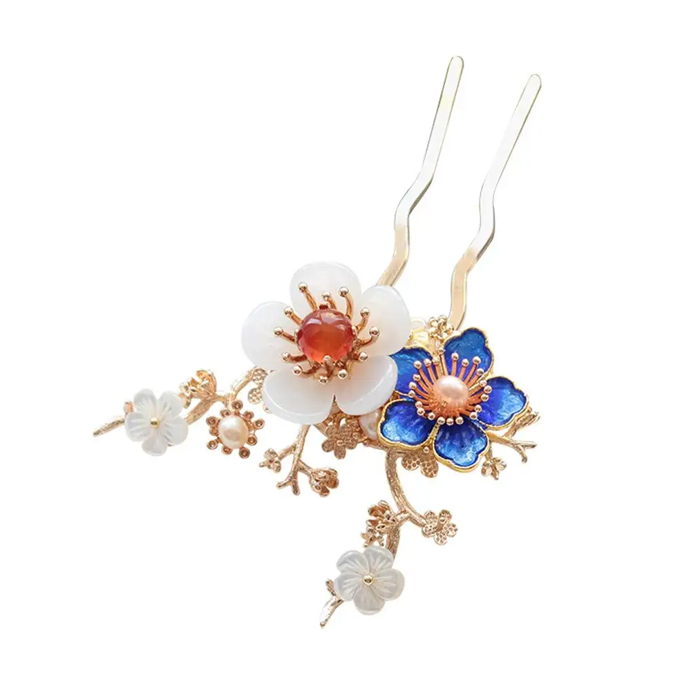 

Заколка для волос в виде цветка сливы