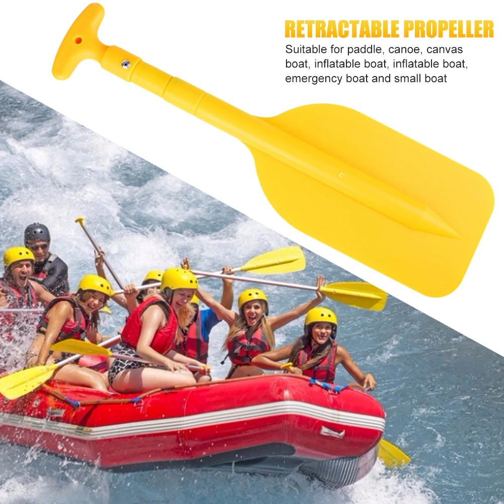 Paletas de Kayak ligeras y desmontables, accesorio retr&aacute;ctil para deportes acu&aacute;ticos, telesc&oacute;pico, Rafting, remo de barco, 1 ud.-2