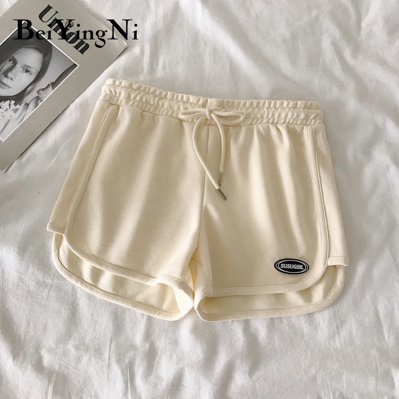 

Beiyingni Casual Sports Shorts Womens Summer Thin All-match High Street Black Shorts Female Student Simple Cycling Shorts Woman