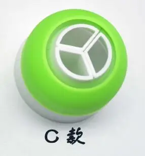 1pcs C green coupler Русский трубопровод советы Обледенение Трубопроводы Советы Набор различные дизайн украшения торта принадлежности сопла муфта трубопровод мешок Кондитерские инструменты - Цвет: 1pcs C green coupler