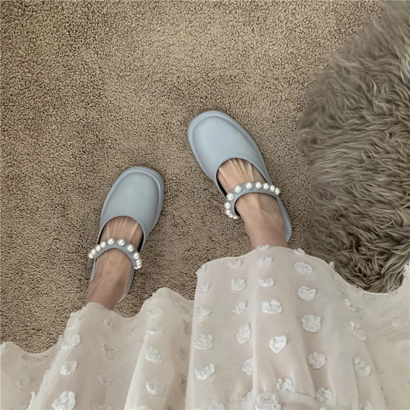 Удачи в новое поступление японский Стиль винтажном стиле с пряжкой Туфли