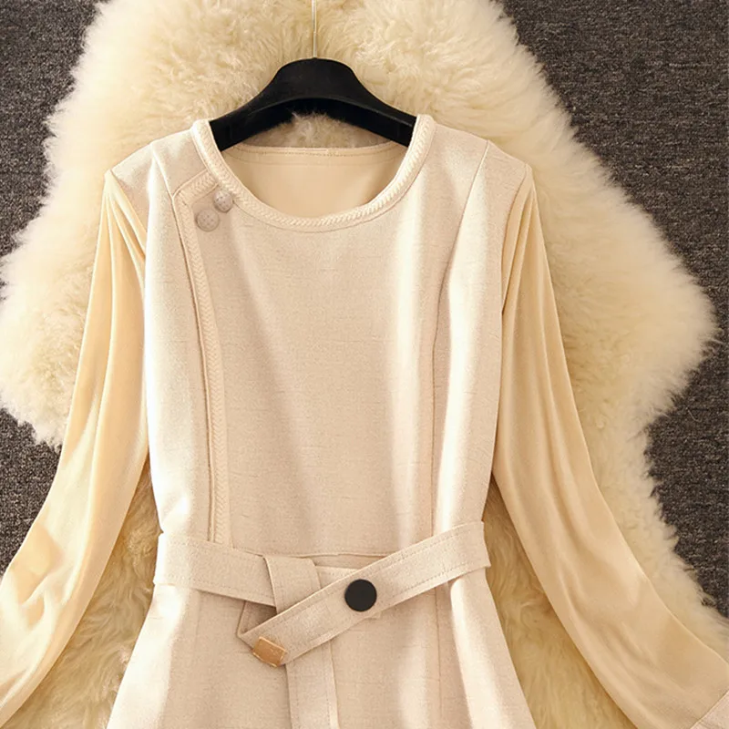 Осенне-зимнее платье 2019 женское замшевое элегантное розовое Сетчатое с оборками