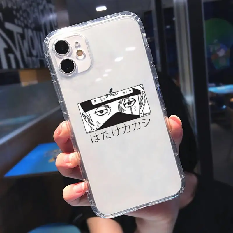 

Naruto uzumaki Itachi Uchiha Phone Case Transparent for iPhone 11 12 mini pro XS MAX 8 7 6 6S Plus X 5S SE 2020 XR