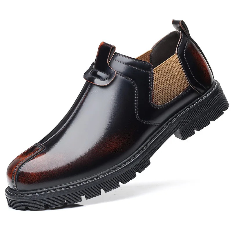

B13 Plussize Men's Shoes, Martens, Stylish, Comfortable Interior, Retro Work Boots, Versatile Casual Autumn Men's Leather Boots