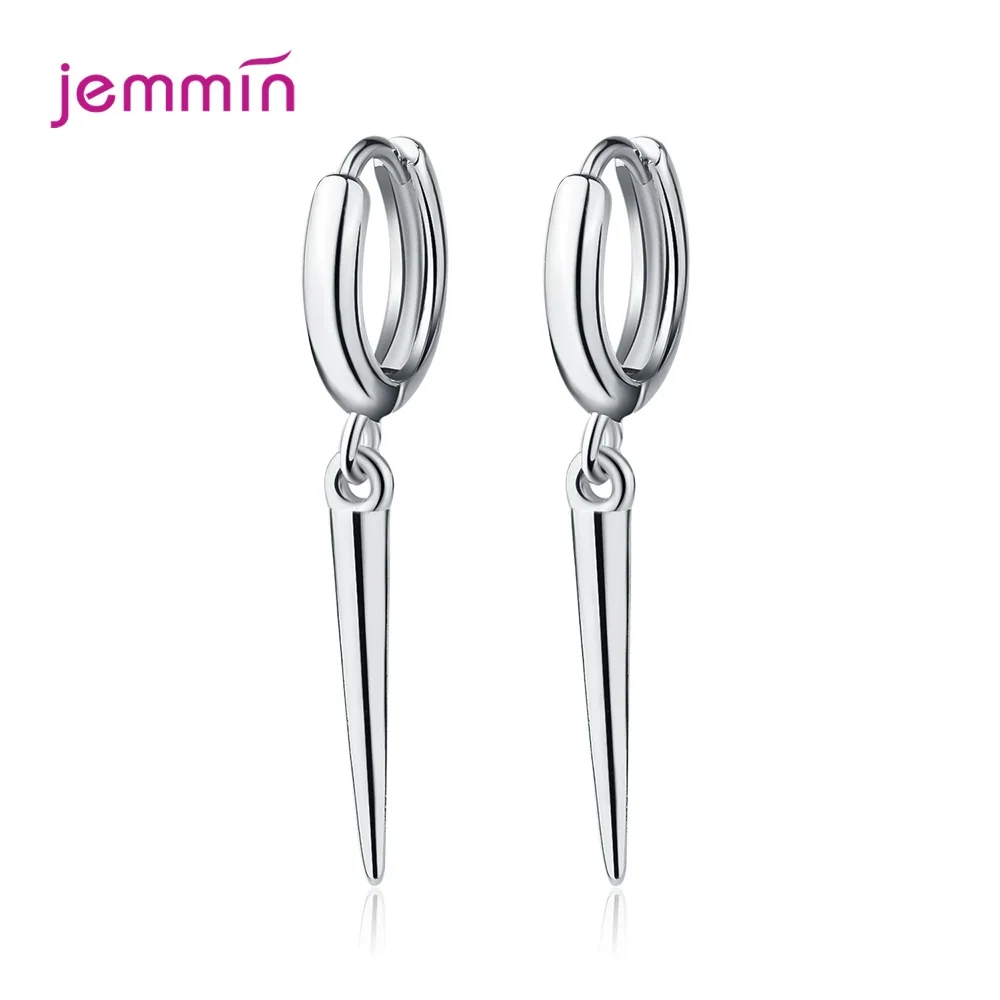 

Простые Стильные серьги с геометрическим элементом для женщин и девочек, серьги-кольца из настоящего серебра 925 пробы, ювелирные аксессуары...