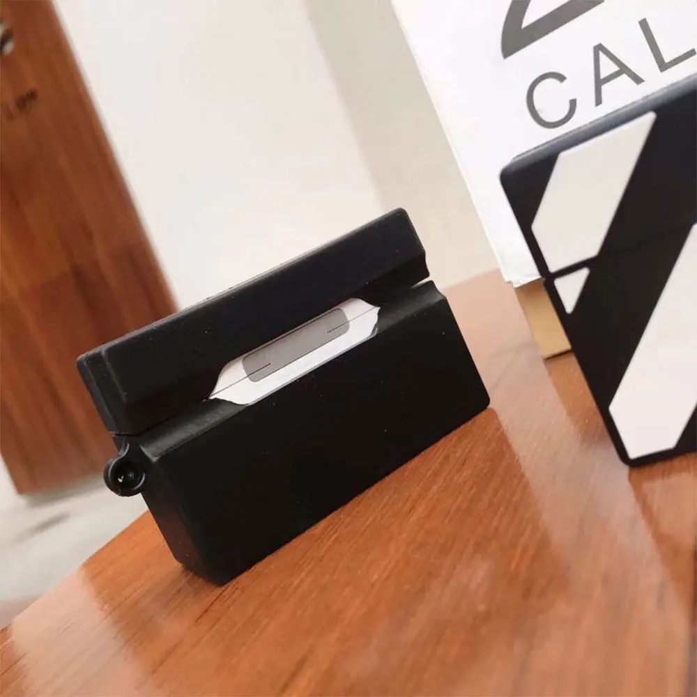 Caletop Airpods Pro Чехол Мягкий силиконовый чехол для Airpods Pro Наушники защитная кожа для Air Pods Pro с крюком против потери